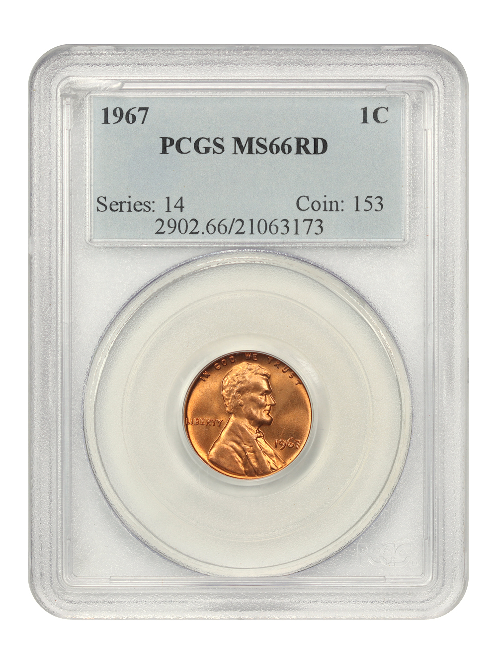 1967 1c MS RD MS66 RD thumbnail 3