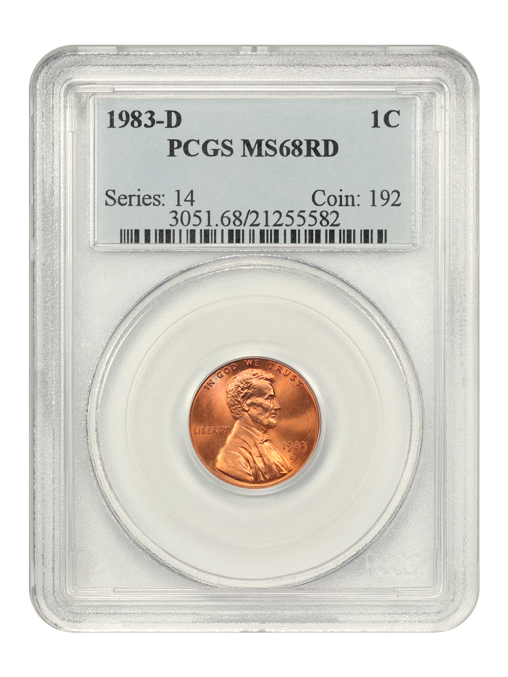1983-D 1c MS RD MS68 RD thumbnail 5