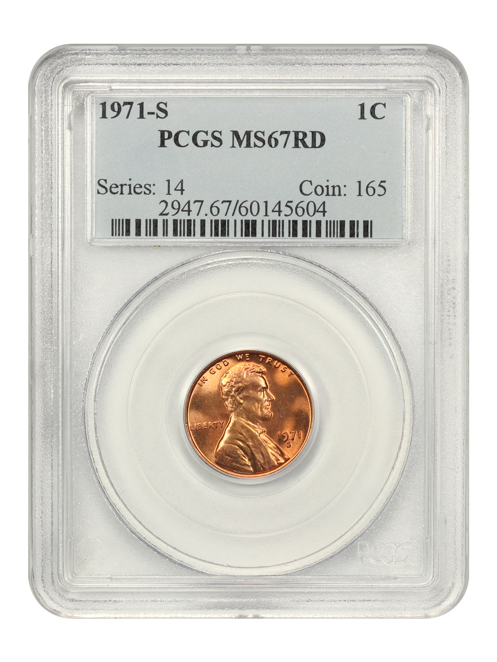 1971-S 1c MS RD MS67 RD thumbnail 10
