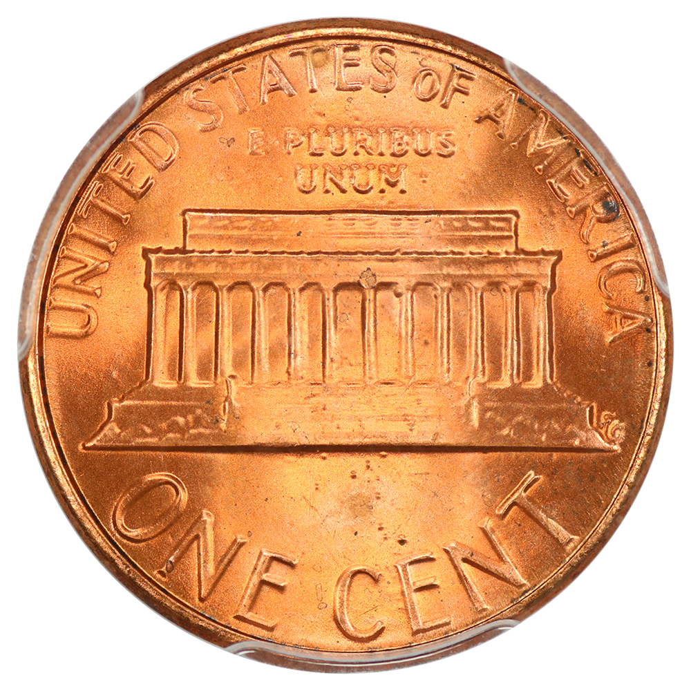 1982 1c Zinc, Small Date MS RD MS66 RD thumbnail 2