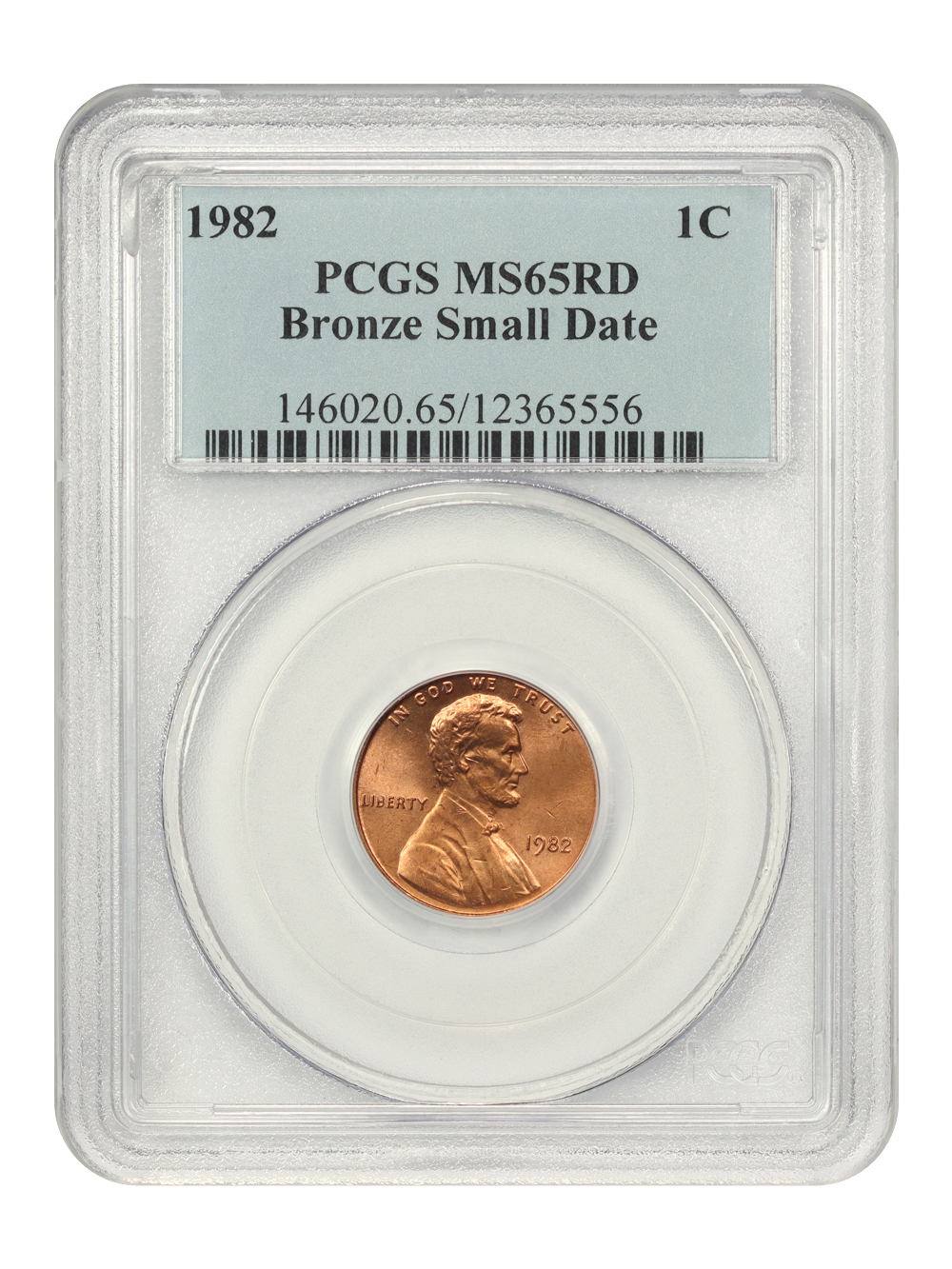 1982 1c Bronze, Small Date MS RD MS62 RD thumbnail 9