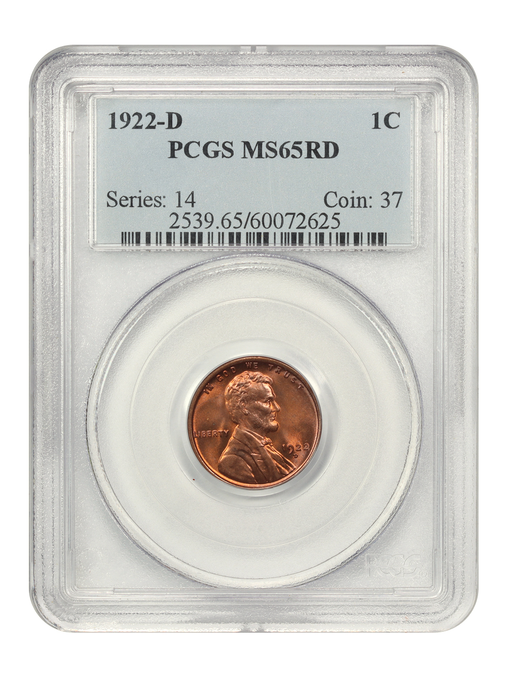 1922-D 1c MS RD MS65 RD thumbnail 10