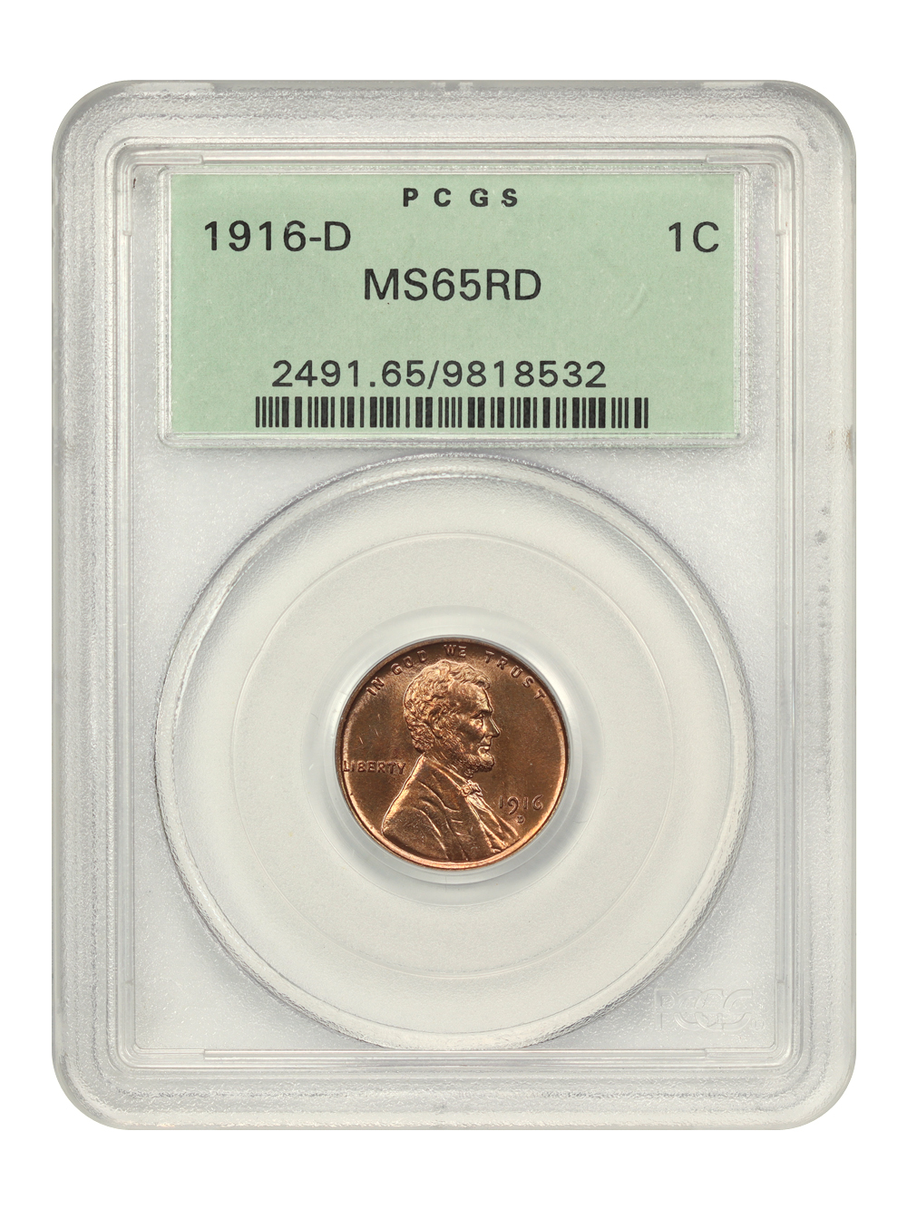 1916-D 1c MS RD MS65 RD thumbnail 9