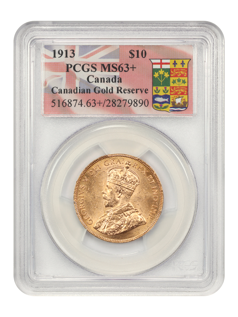 1913 G$10 MS63 thumbnail 3