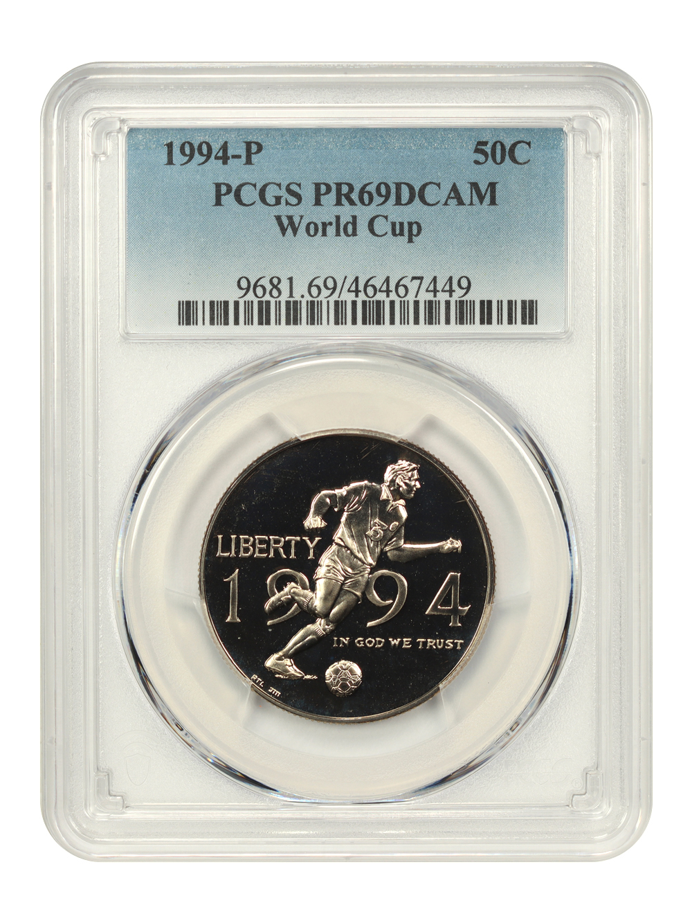 1994-P 50c World Cup Tournament PR DCAM PR63 DCAM thumbnail 5
