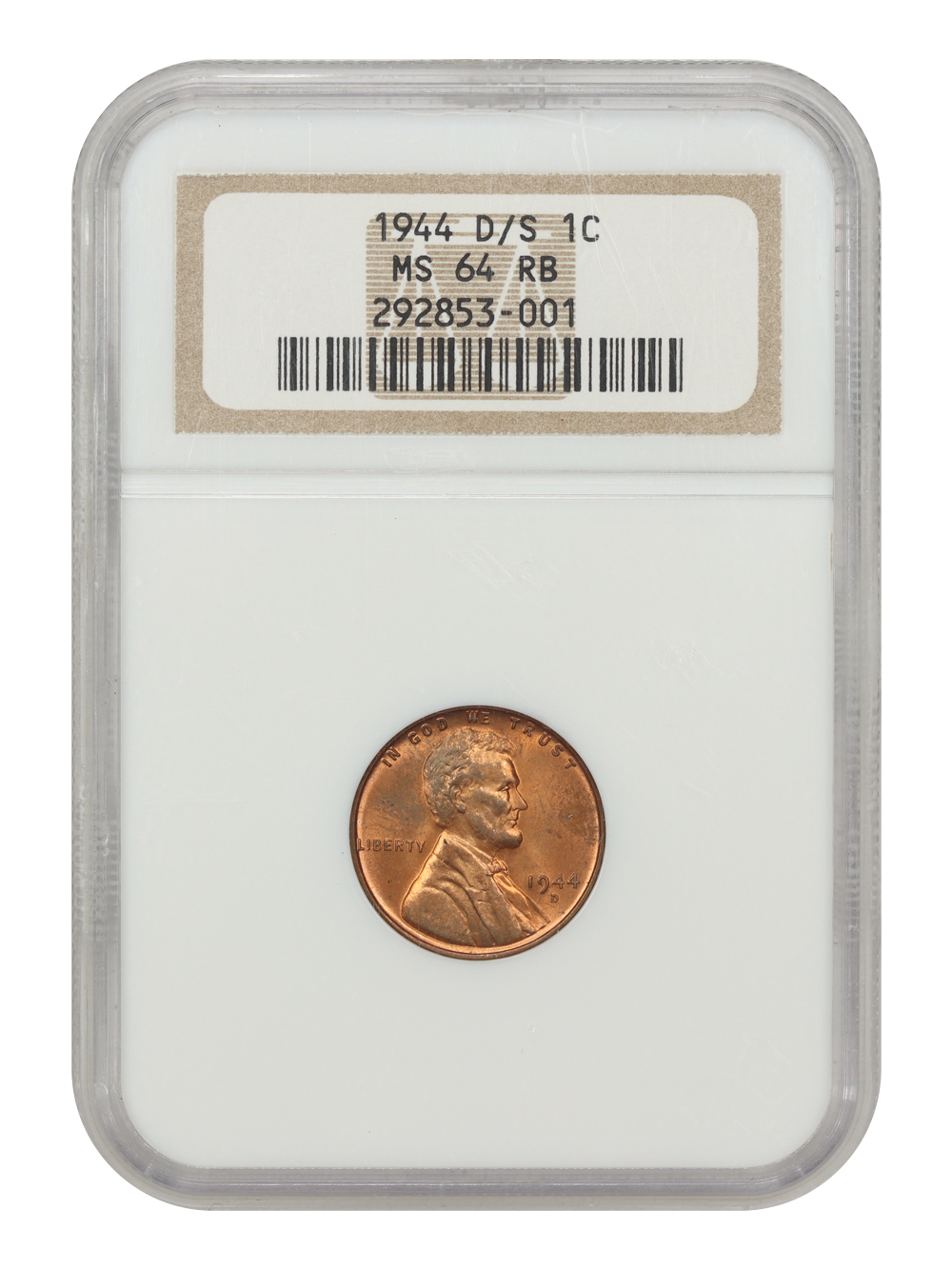 1944-D/S 1c Overmintmark MS RB MS66 RB thumbnail 15