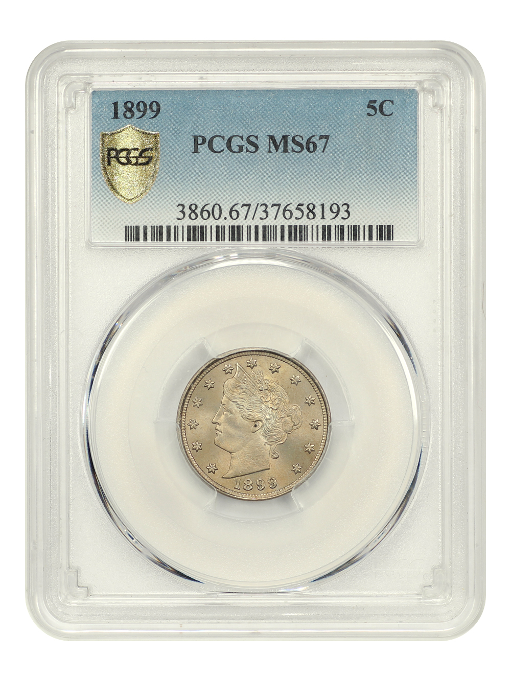 1899 5c MS67 CAC thumbnail 5