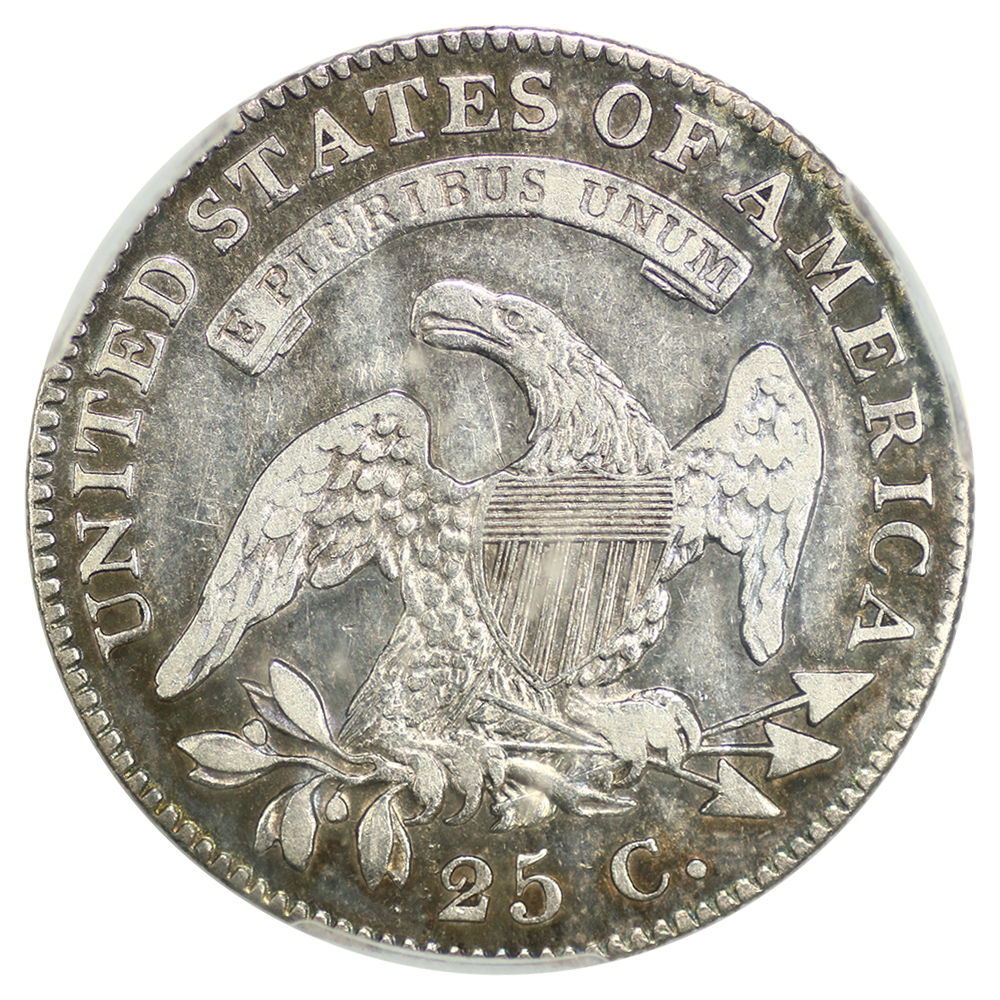 1820 25c Small 0 MS60 thumbnail 25