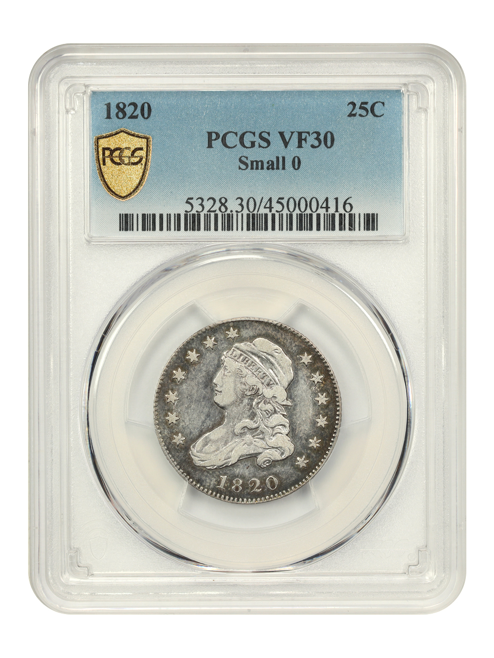 1820 25c Small 0 MS60 thumbnail 26