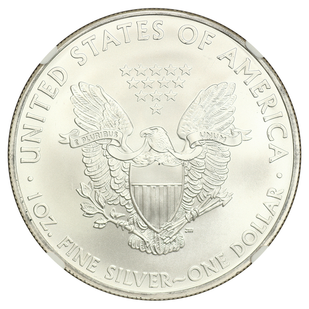 2009 $1  Silver Eagle MS63 thumbnail 24