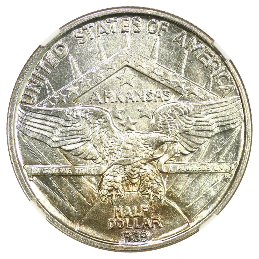 1939 50c Arkansas AU55 thumbnail 3