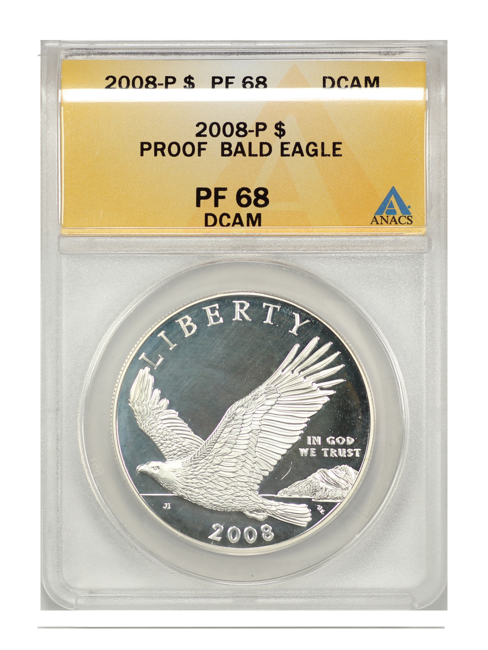 2008-P S$1 Bald Eagle Recovery PR DCAM PR68 DCAM thumbnail 3