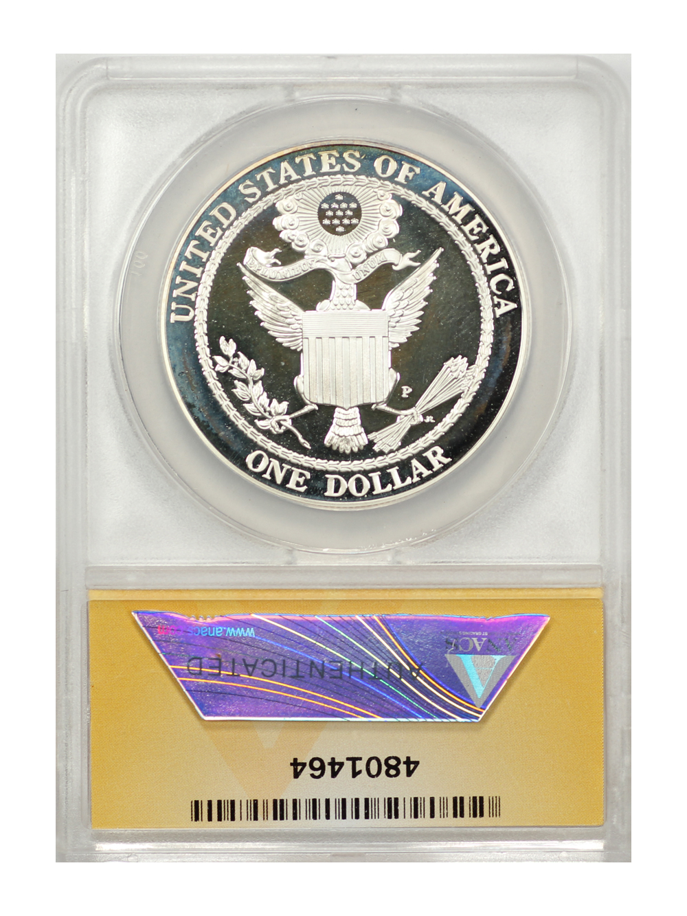2008-P S$1 Bald Eagle Recovery PR DCAM PR68 DCAM thumbnail 4