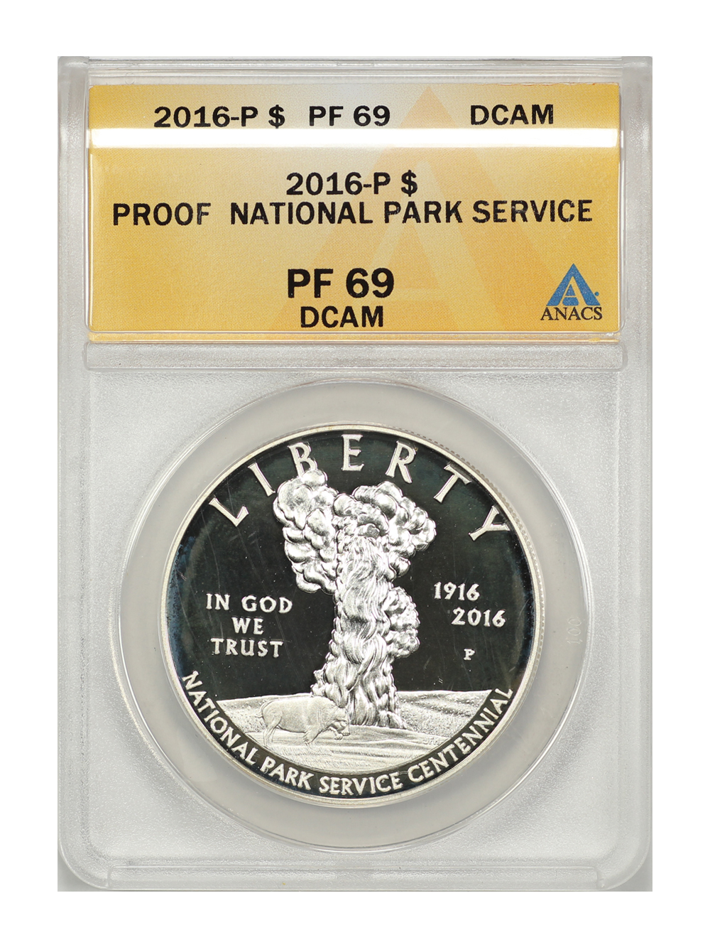 2016-P S$1 National Parks Service 100th Anniversary PR DCAM PR67 DCAM thumbnail 3