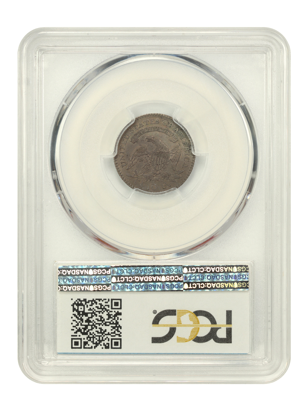 1823/2 10c Small E's VF20 CAC thumbnail 20