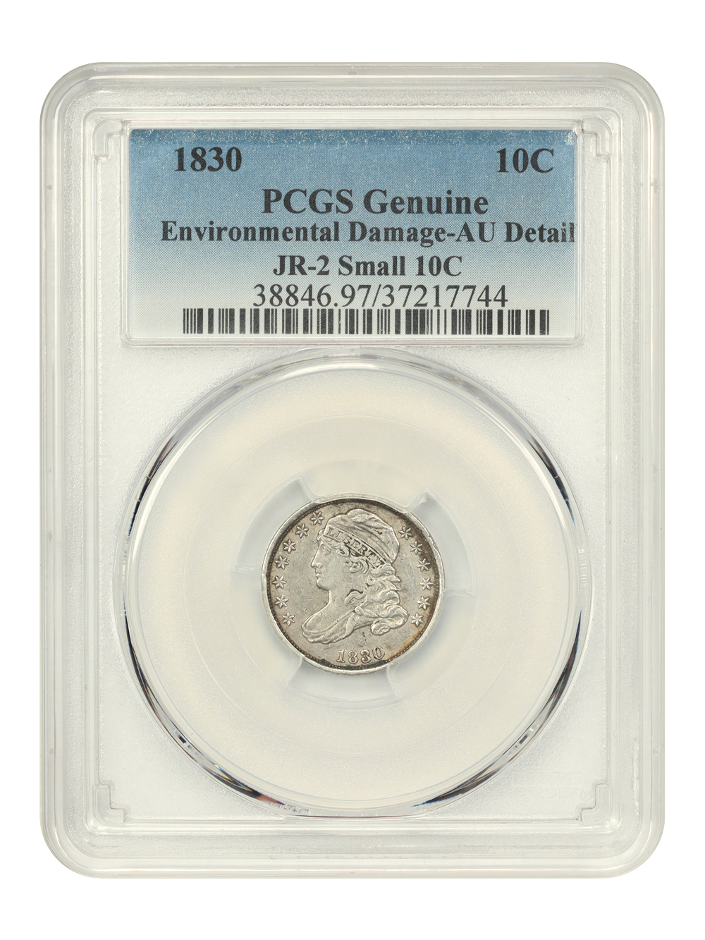 1830 10c Small 10C XF45 thumbnail 3