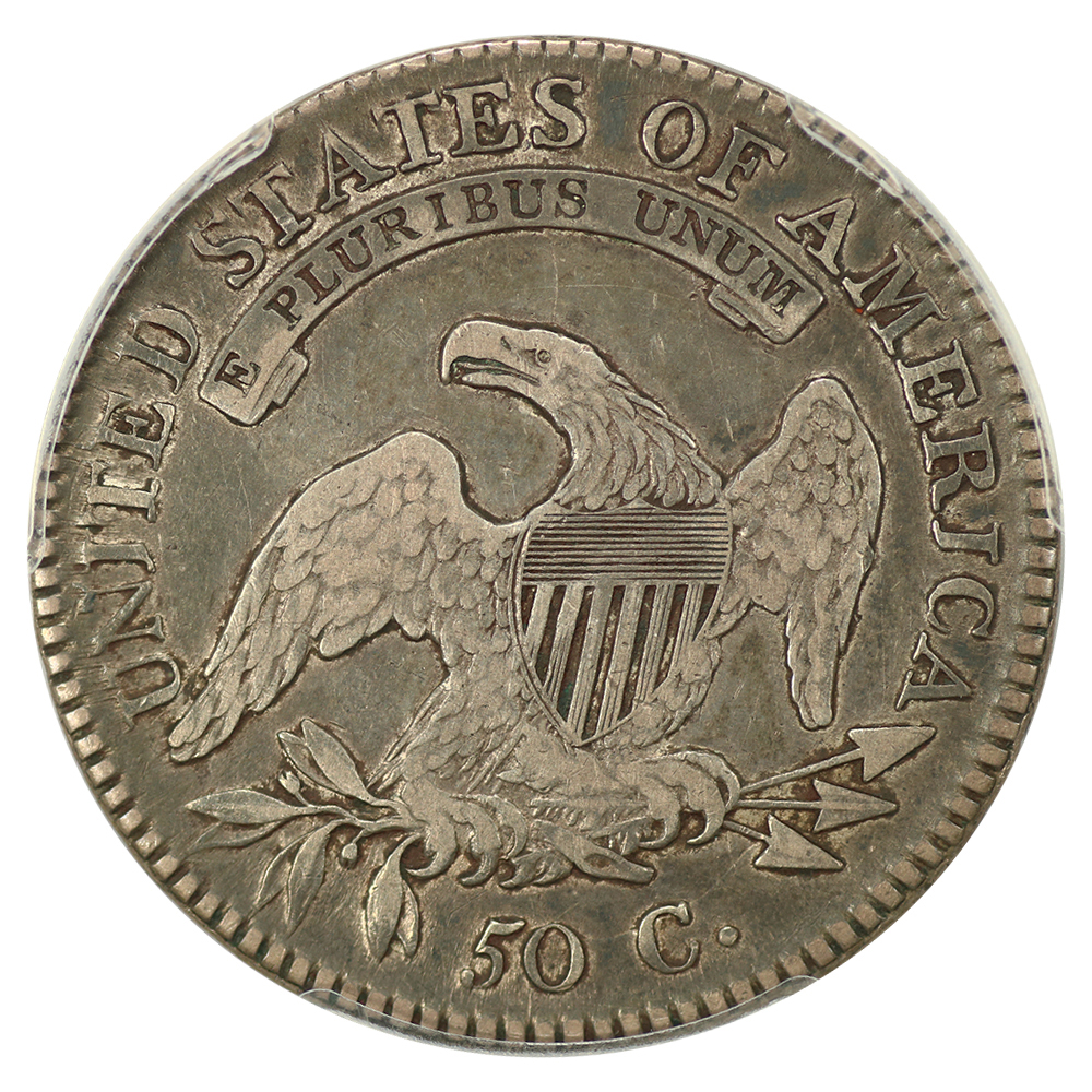 1817 50c Punctuated Date VF25 CAC thumbnail 4