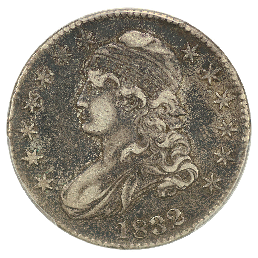 1832 50c PCGS VF35 (Large Letters)