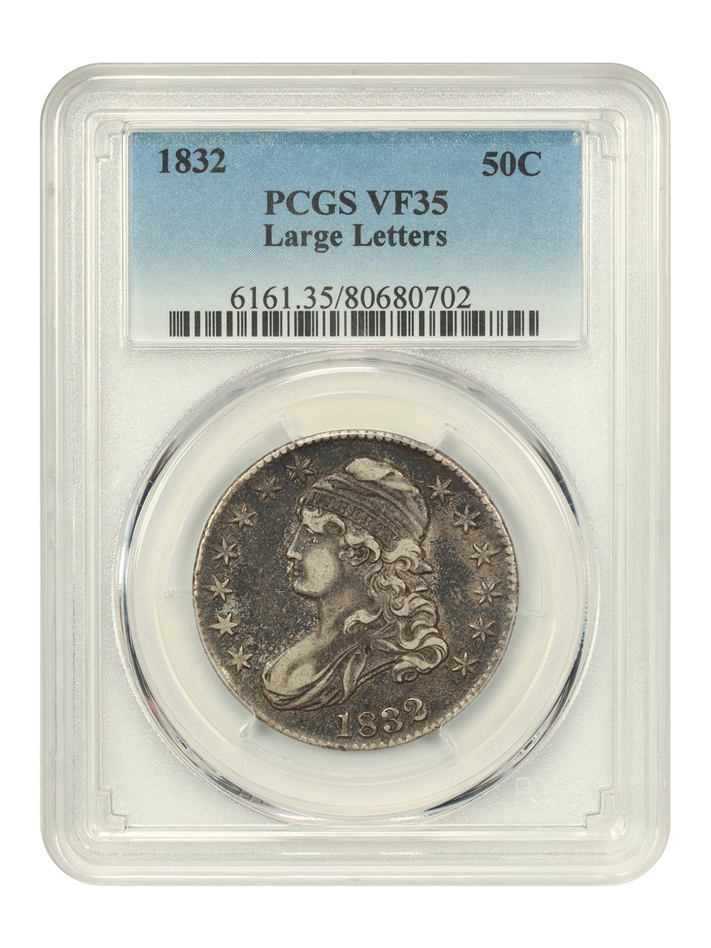 1832 50c Large Letters VG10 thumbnail 22