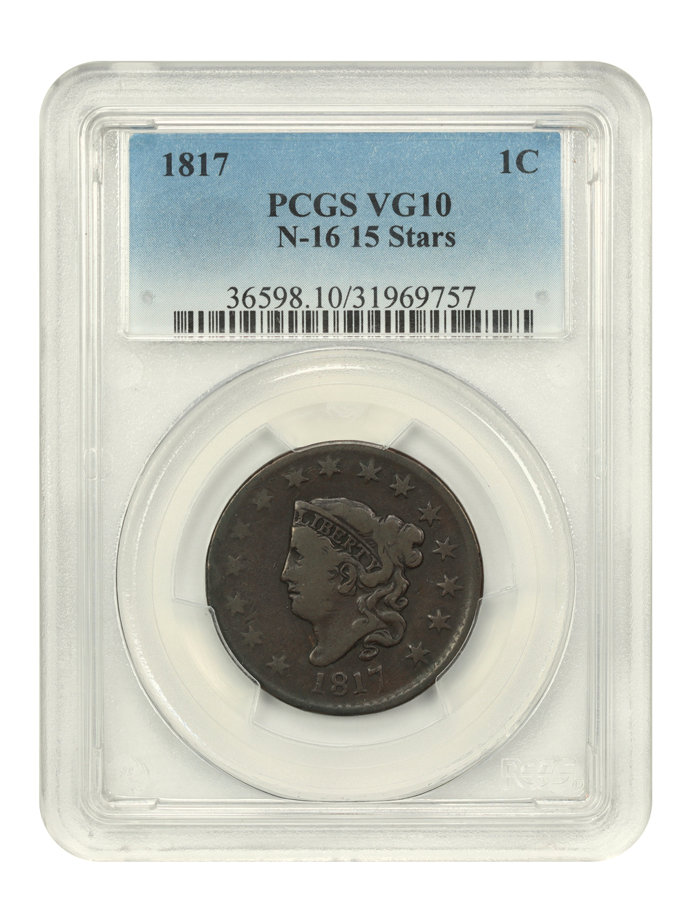 1817 1c 15 Stars MS BN VG10 BN thumbnail 5