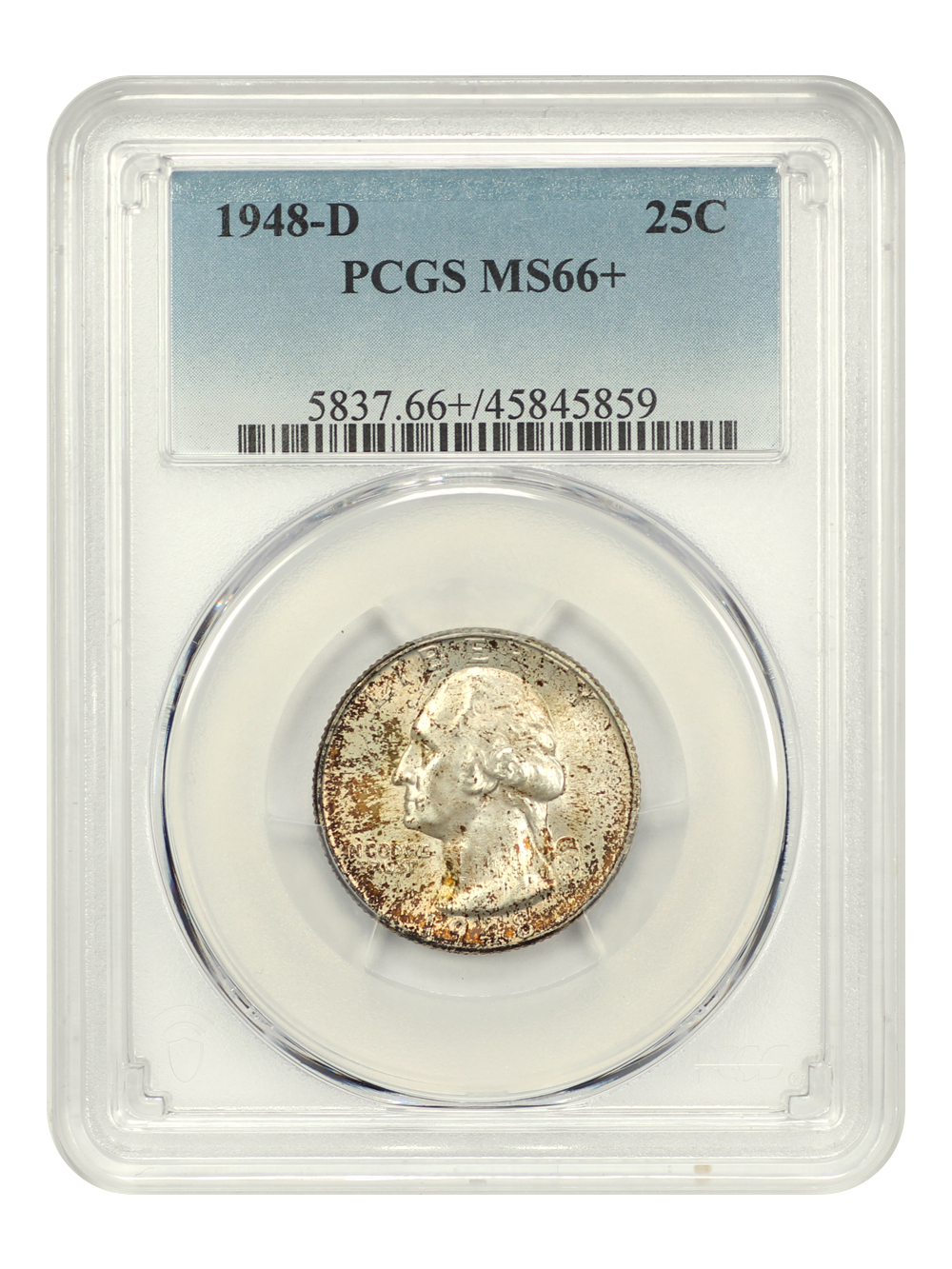 1948-D 25c MS66 thumbnail 3