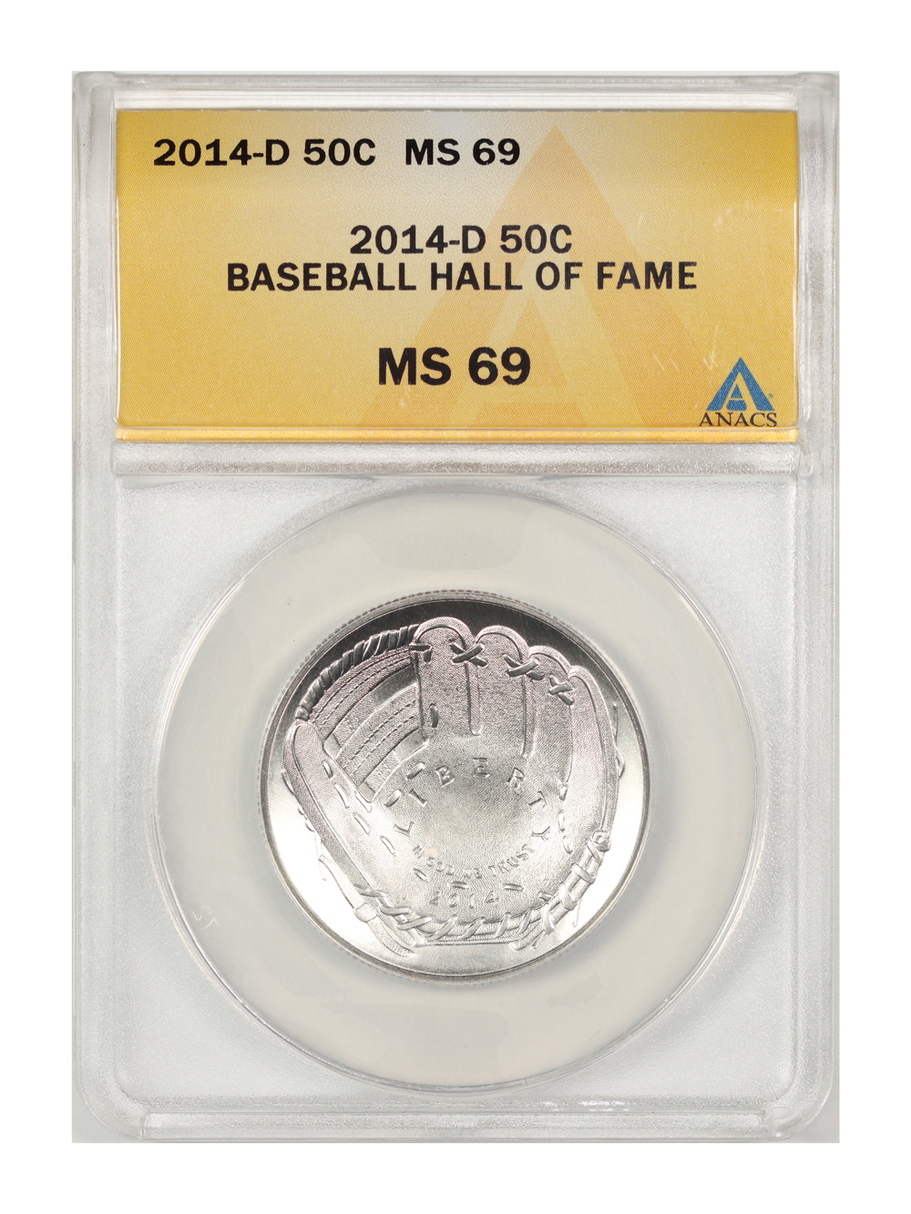 2014-D 50c Baseball Hall of Fame MS63 thumbnail 3