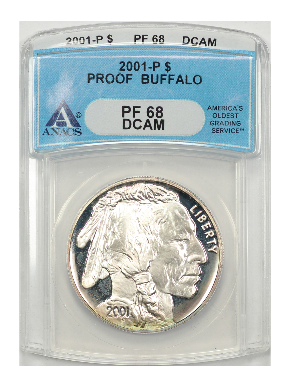 2001-P S$1 American Buffalo PR DCAM PR68 DCAM thumbnail 9
