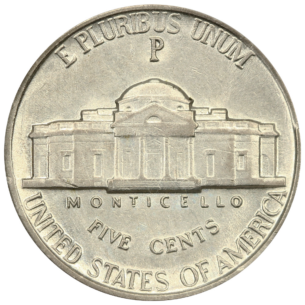 1943/2-P 5c Silver VF25 thumbnail 16