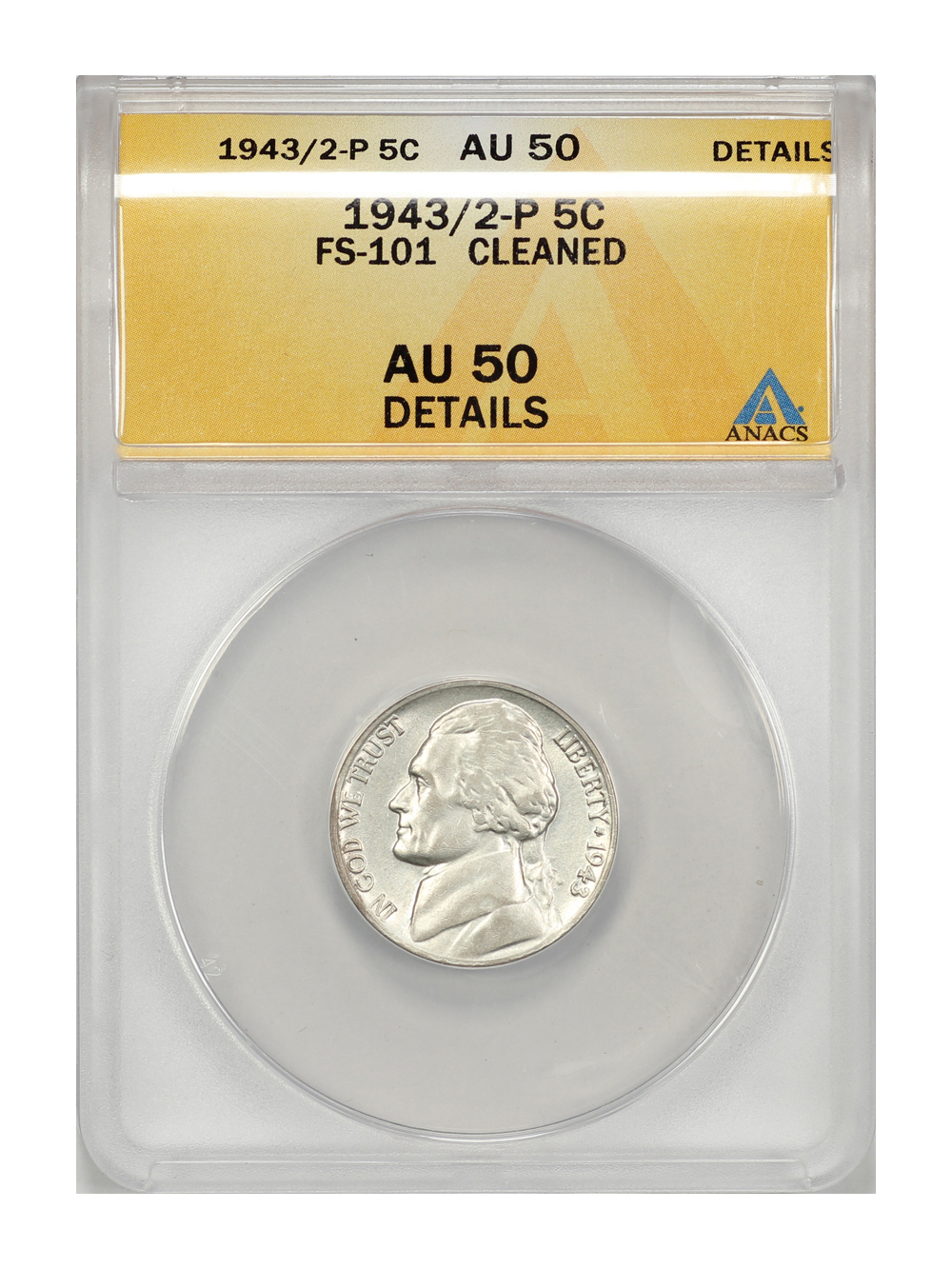 1943/2-P 5c Silver VF25 thumbnail 17