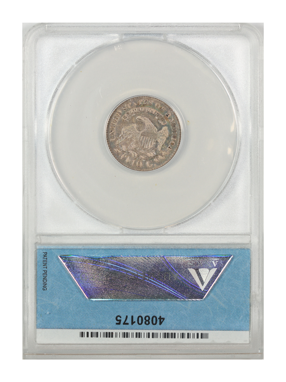 1825 10c VF25 thumbnail 10