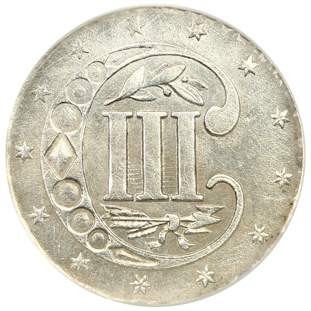 1857 3cS MS60 thumbnail 2