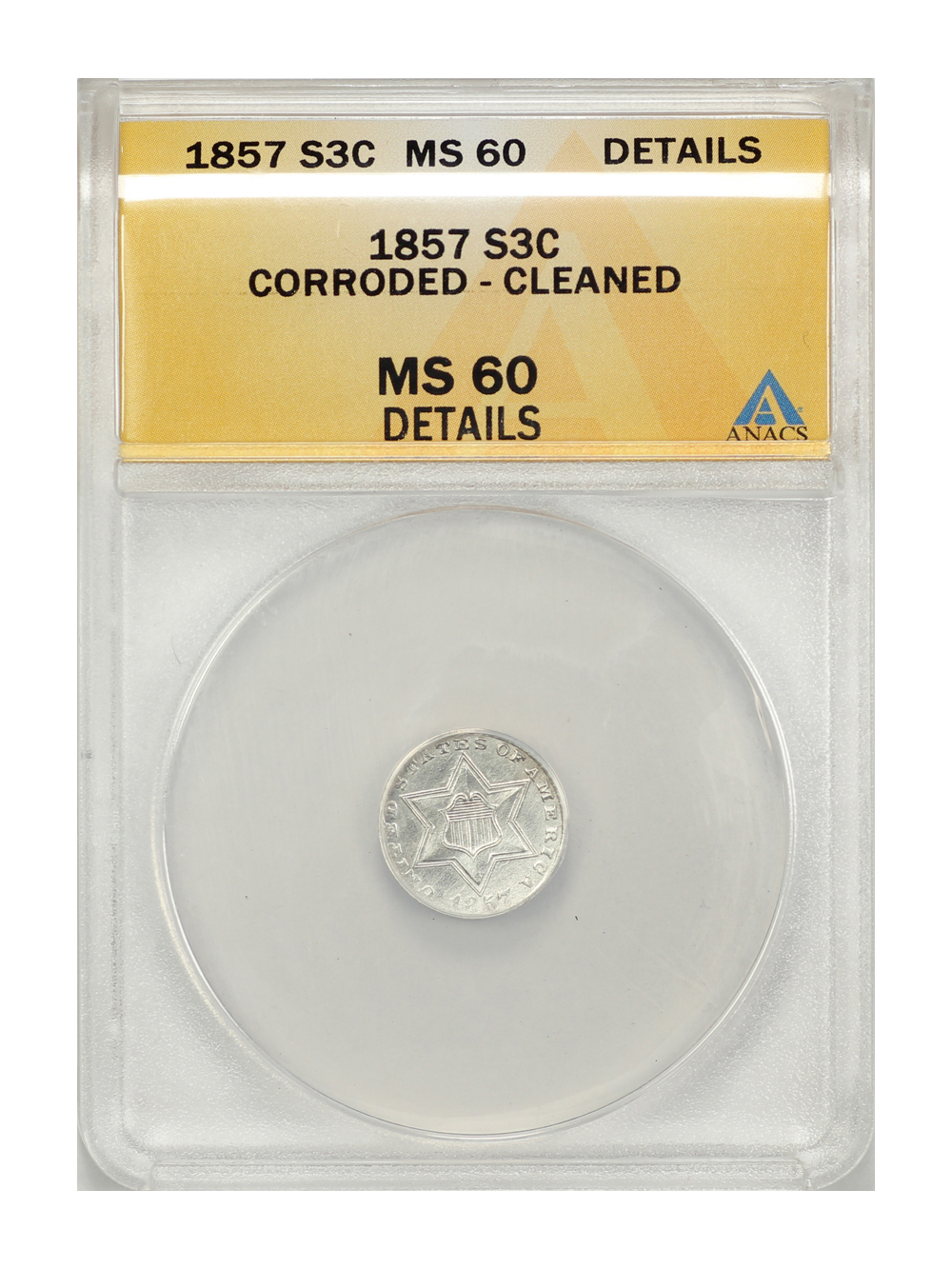 1857 3cS MS60 thumbnail 3