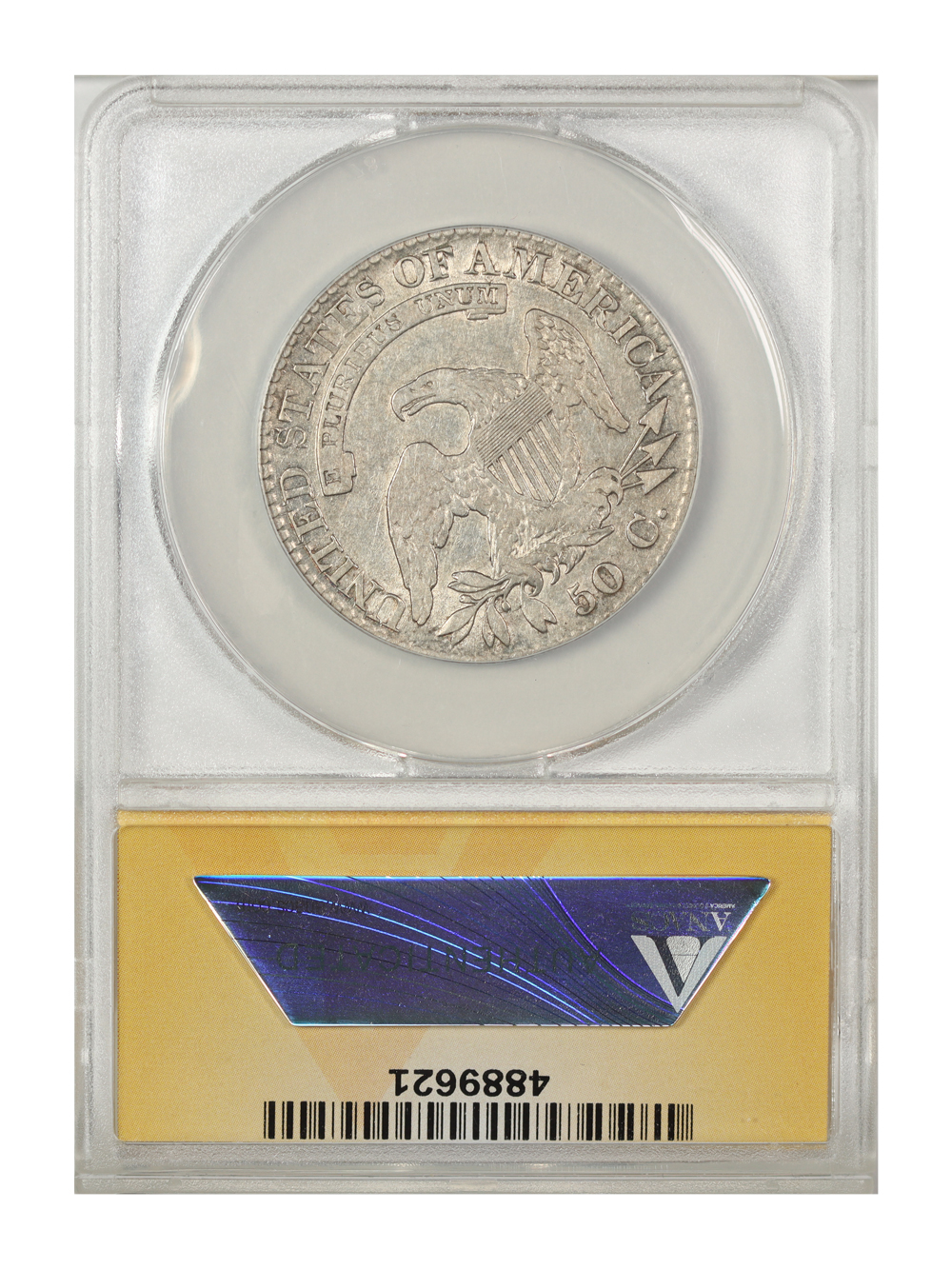 1824/1 50c Overdate VG10 CAC thumbnail 20