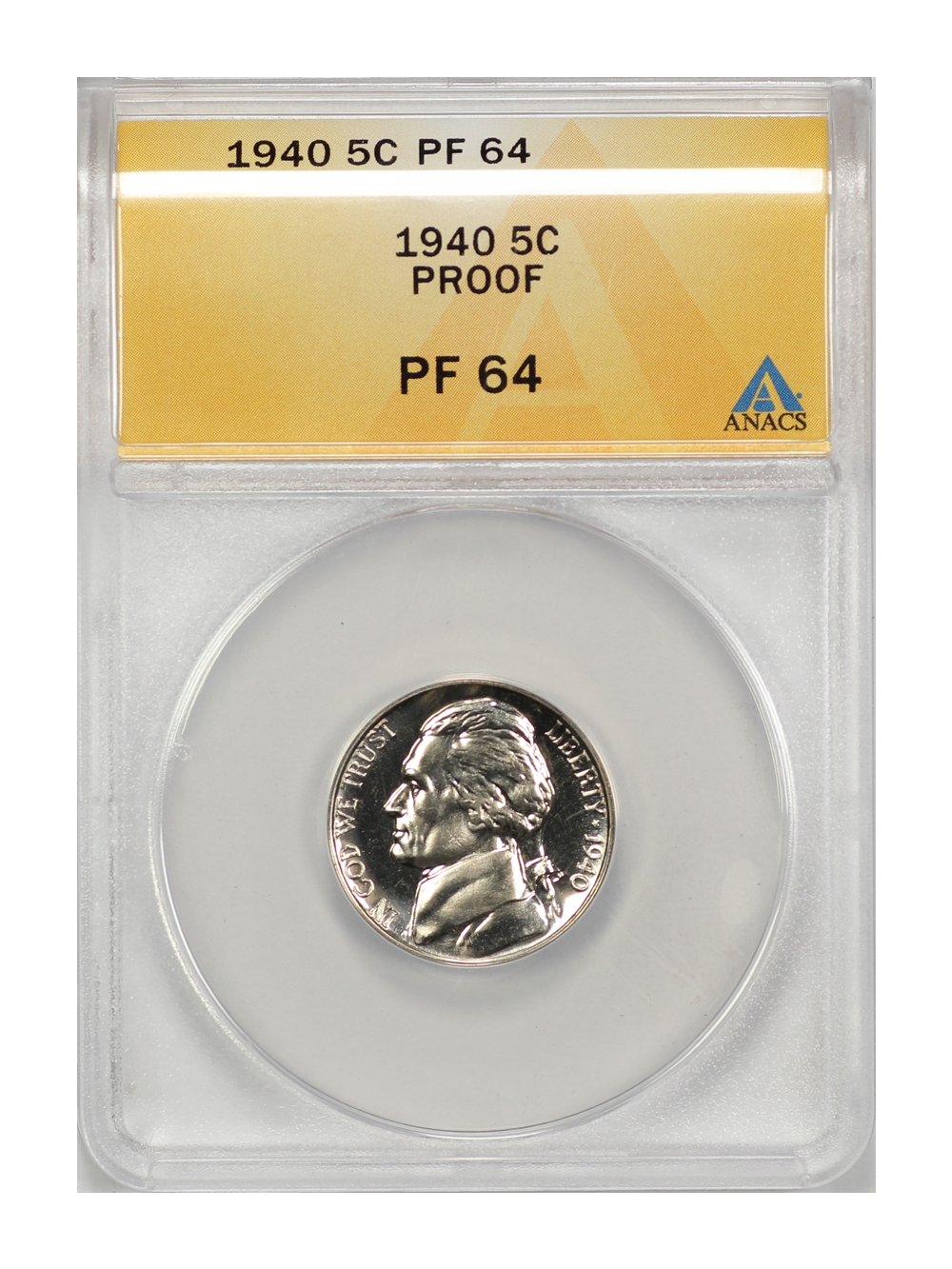 1940 5c PR64 thumbnail 3