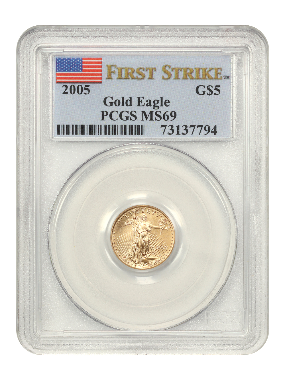 2005 $5  Gold Eagle MS67 thumbnail 5
