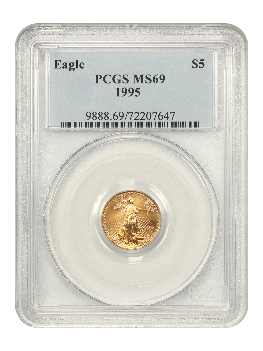 1995 $5  Gold Eagle MS66 thumbnail 4