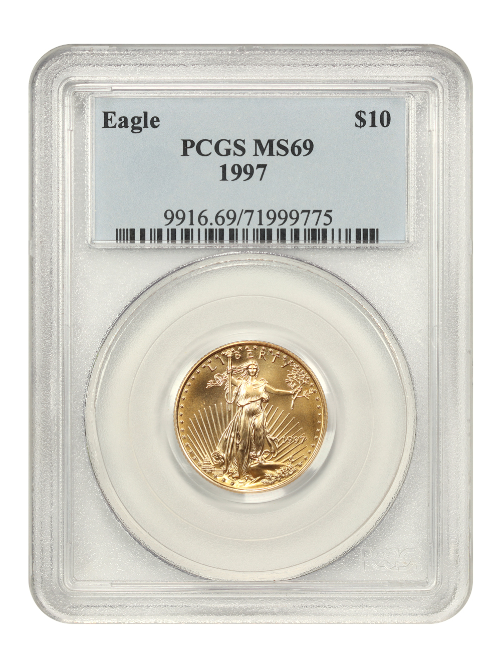1997 $10  Gold Eagle MS64 thumbnail 9