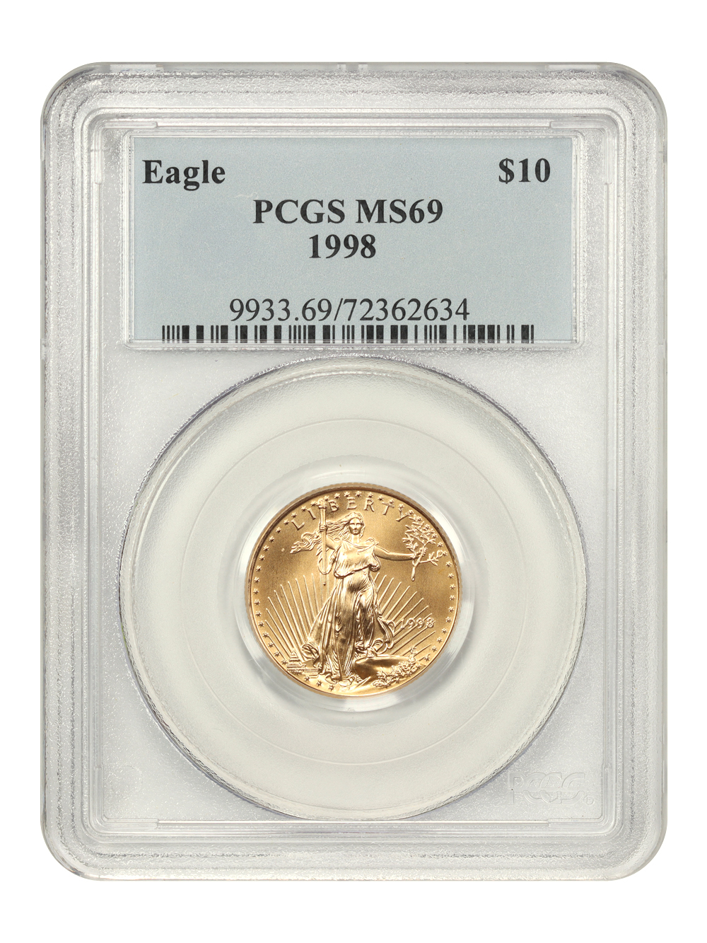 1998 $10  Gold Eagle MS64 thumbnail 8