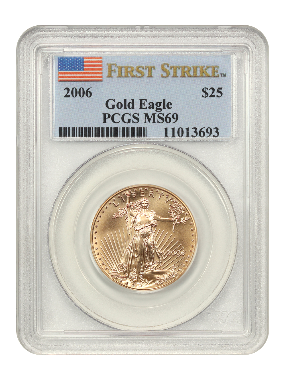 2006 $25  Gold Eagle MS69 thumbnail 4