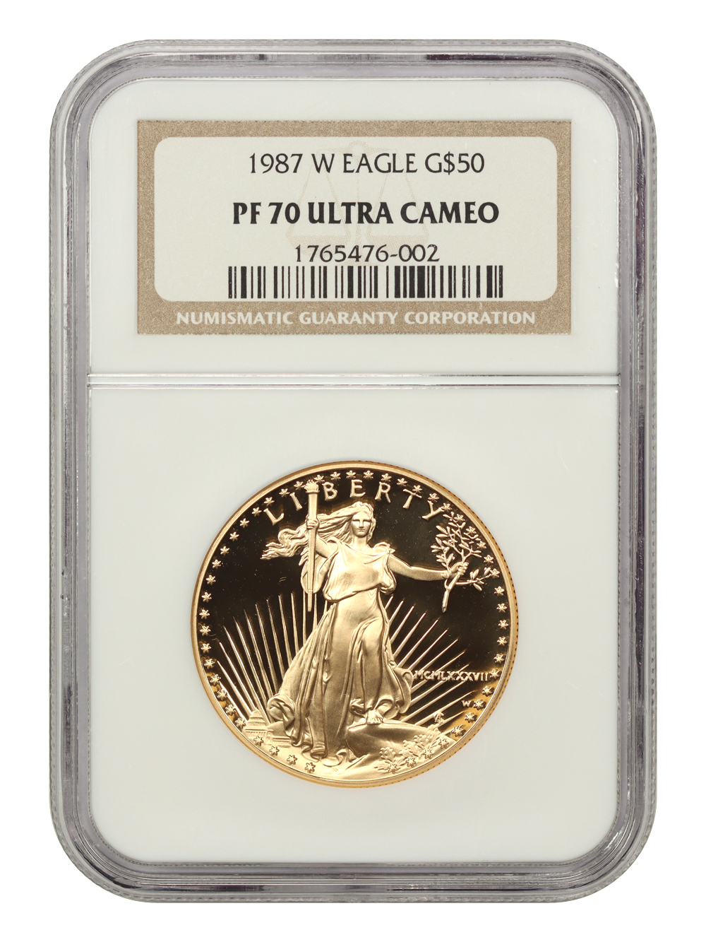 1987-W G$50  Gold Eagle PR DCAM PR70 DCAM thumbnail 17