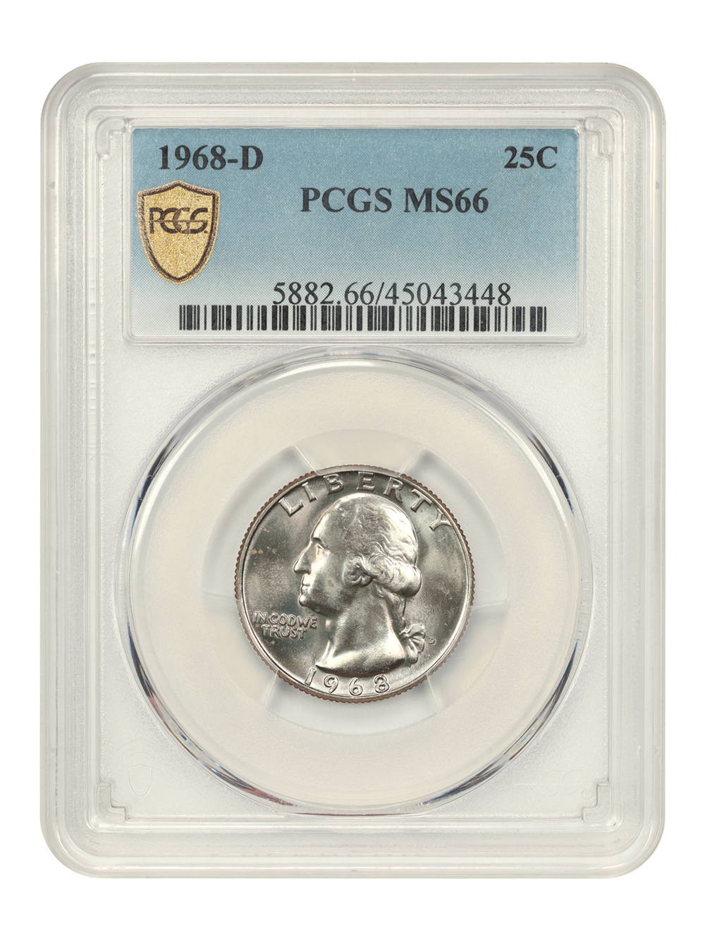 1968-D 25c MS66 thumbnail 5