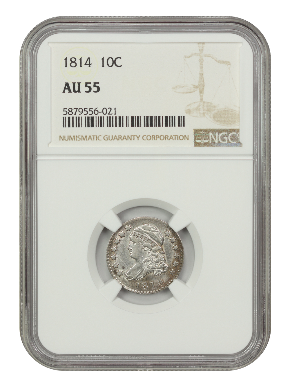 1814 10c STATESOFAMERICA AU50 thumbnail 4