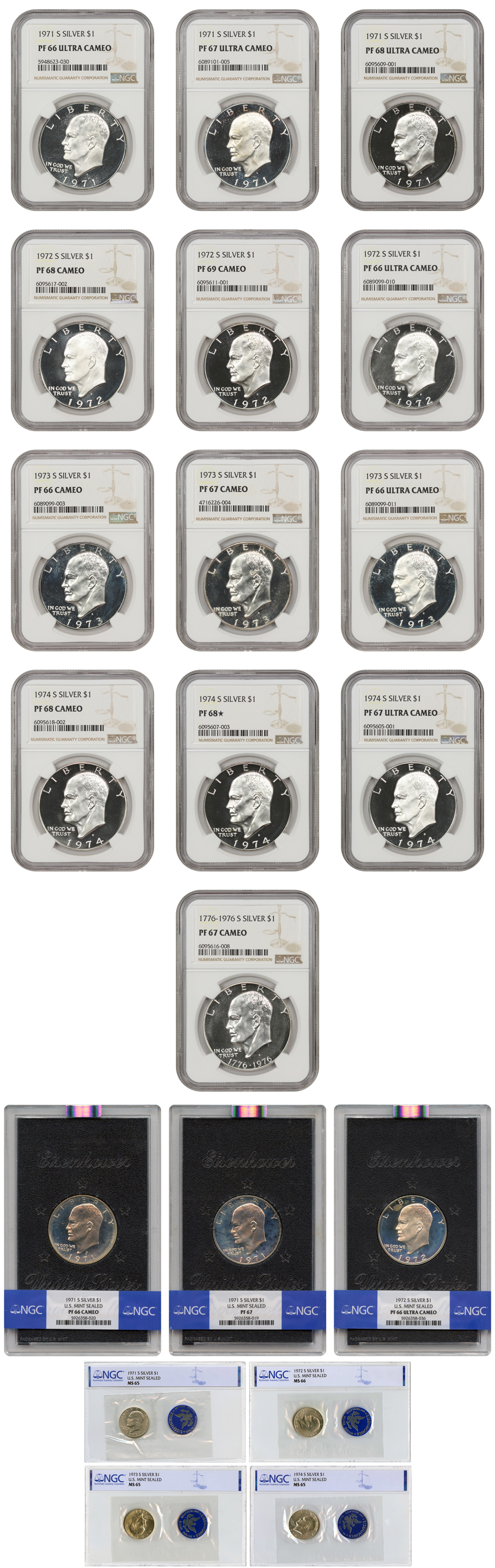1971-S $1  Silver PR DCAM AU53 DCAM thumbnail 11