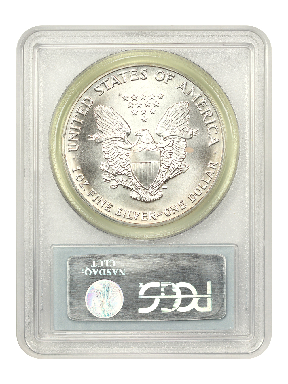 1990 $1  Silver Eagle MS69 thumbnail 6