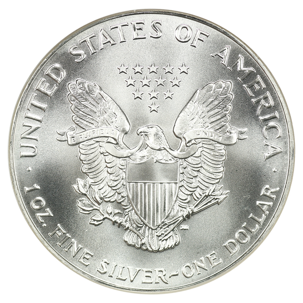 1993 $1  Silver Eagle MS69 thumbnail 5