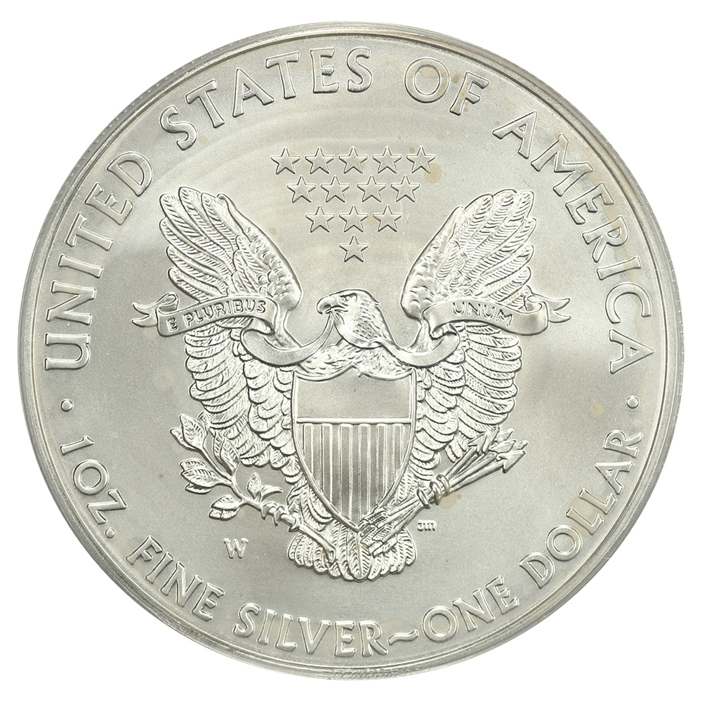 2011-(W) $1  Silver Eagle, Struck at West Point Mint MS70 thumbnail 6