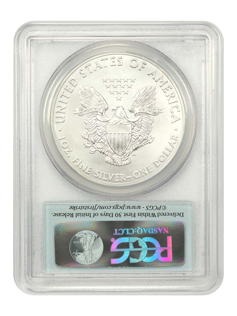 2014-(W) $1  Silver Eagle, Struck at West Point Mint MS70 thumbnail 13