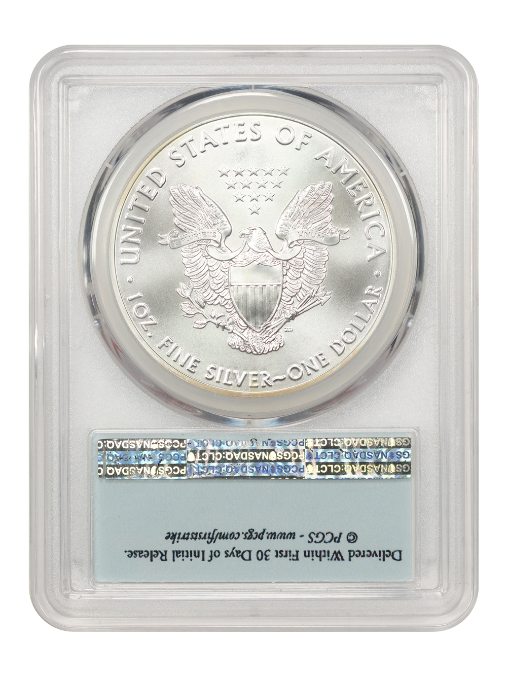 2016-(W) $1  Silver Eagle, Struck at WP Mint, 30th Anniv. MS66 thumbnail 8