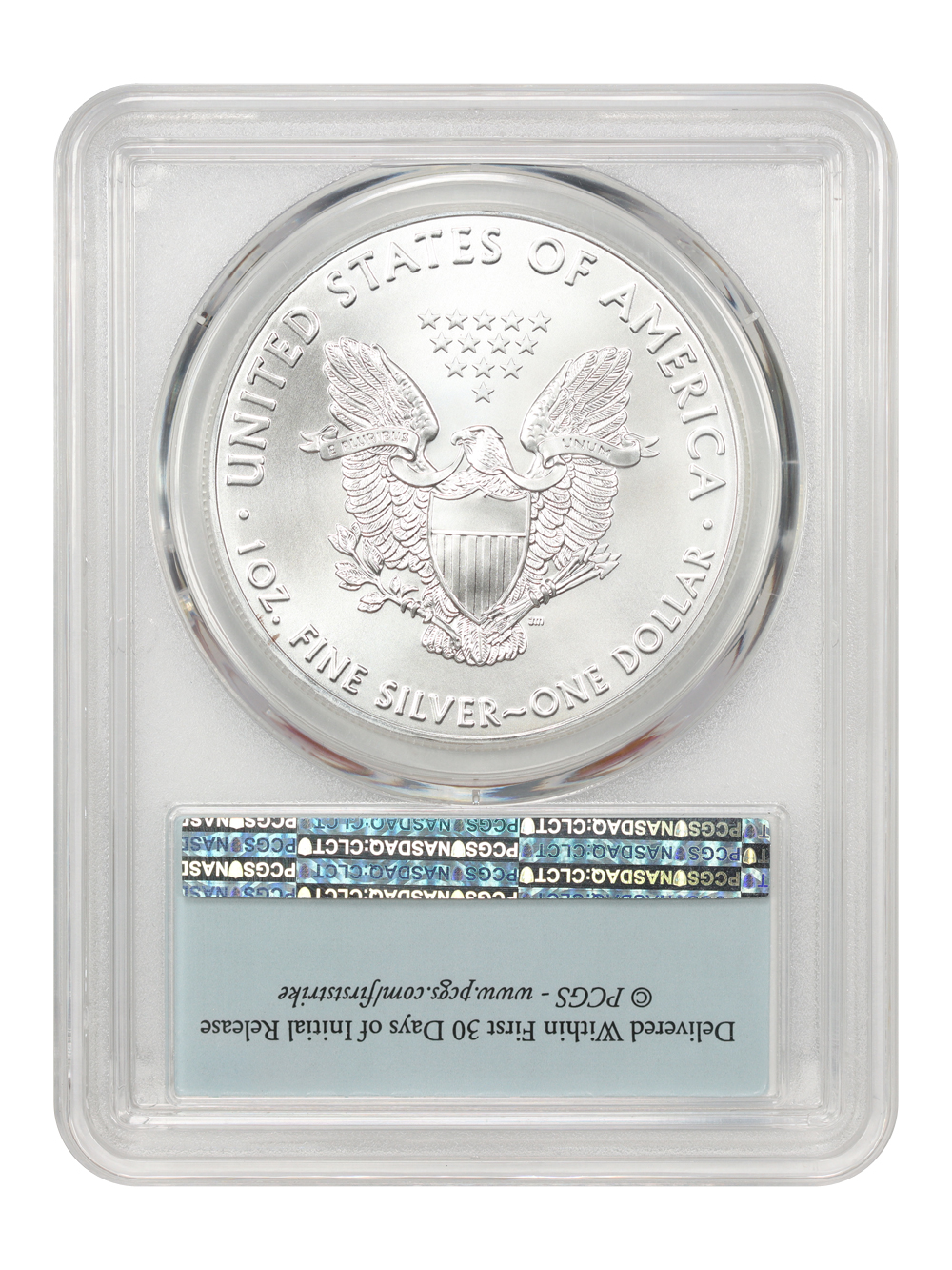 2018-(W) $1  Silver Eagle, Struck at West Point Mint MS64 thumbnail 14