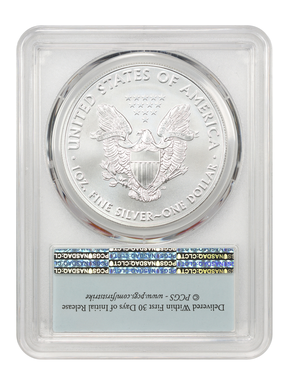 2019-(W) $1  Silver Eagle, Struck at West Point Mint MS66 thumbnail 20